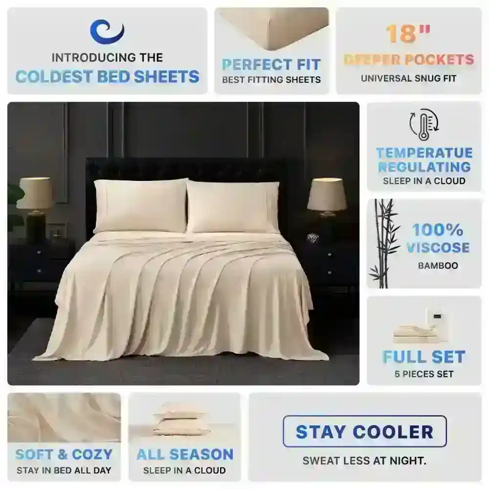 Coldest Cozy Bed Sheet Set - Image 38